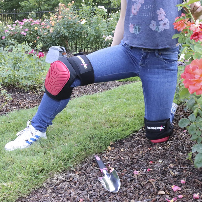 Thunderbolt Knee Pads for Women for Work for Flooring, Gardening, Cleaning, Tile Work, with Comfortable Gel Cushion and Anti-Slip Straps - Image 5